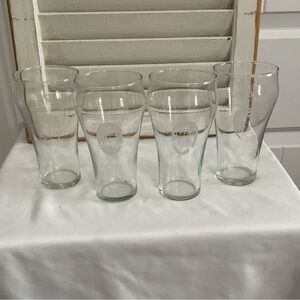 Tiara Exclusives Coca Cola Glasses Set of 4